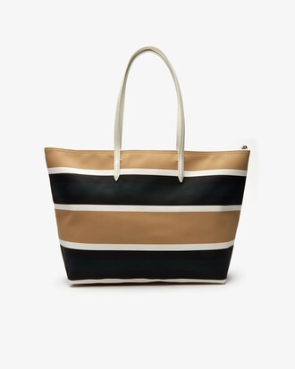 Damen L.12.12 CONCEPT Tote Bag mit Streifen