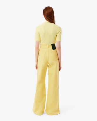 Denim-Jeans Runway mit weitem Schnitt