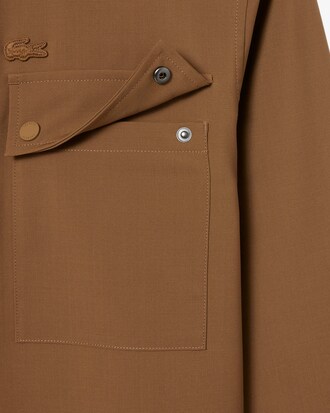 Regular Fit-Hemd Runway aus Wollgemisch