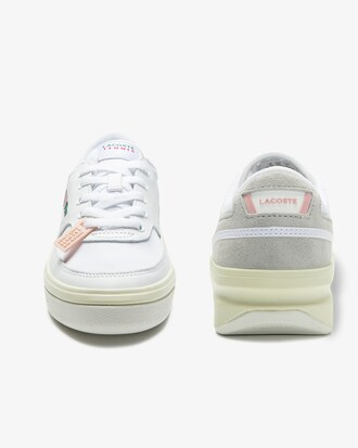 Damen-Sneakers G80 aus Leder und Veloursleder