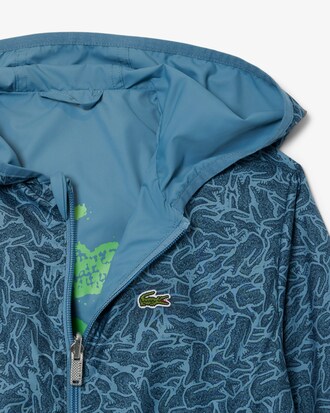Wendbare Jacke aus Taft mit Reißverschluss