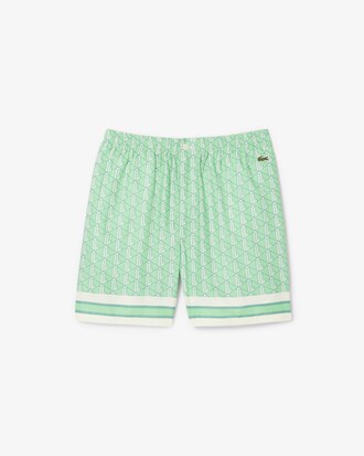 Leichte Shorts mit Monogramm-Druck