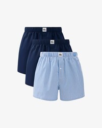 3er-Pack gestreifte Boxershorts aus Baumwollpopeline
