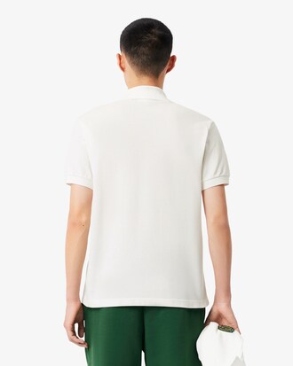 Classic Fit-Polohemd aus Mini-Piqu&eacute; mit Badge