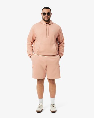 Cargo-Shorts aus Baumwollfleece
