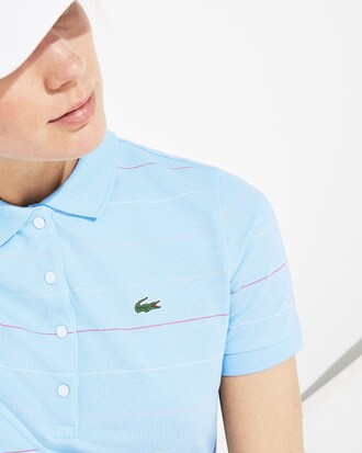 Gestreiftes Damen Golf-Polo LACOSTE SPORT