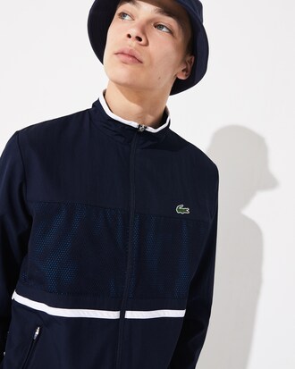 Herren LACOSTE SPORT Tennis-Trainingsanzug mit Kontrast-Details