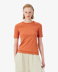 Gestreiftes T-Shirt Runway aus Jersey