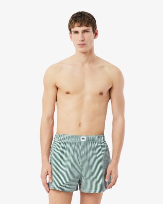 3er-Pack gestreifte Boxershorts aus Baumwollpopeline