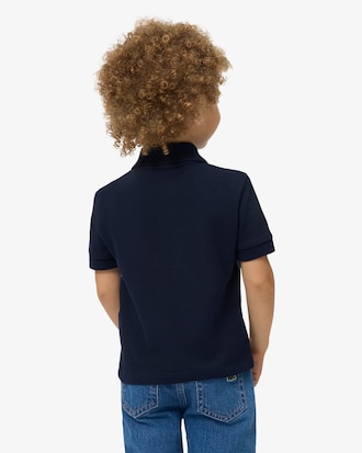 Polohemd aus Petit Piqu&eacute; mit Kontrastband