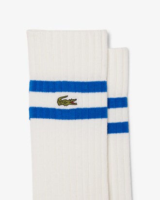 Socken aus gerippter Baumwolle