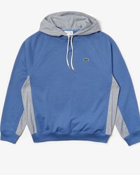 Herren Sweatshirt aus Bi-Material mit Karomuster