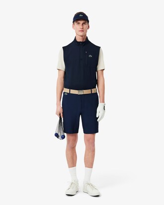 Layering-Golfweste mit Viertel-Reißverschluss