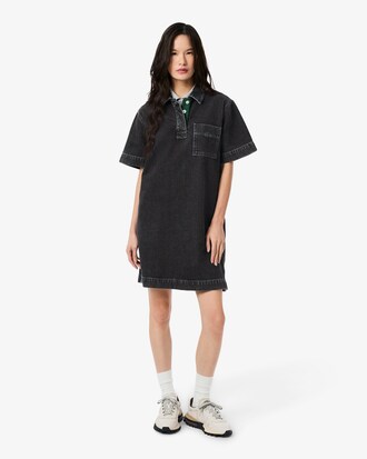Oversized Kleid aus Baumwoll-Denim