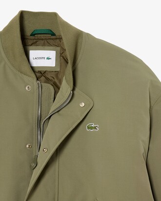 Bomberjacke aus wasserabweisendem Taft