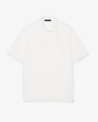 Oversized-Polohemd Runway aus Mesh