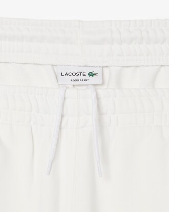Grafische Shorts aus Baumwollfleece