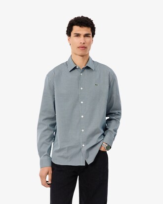 Regular Fit-Hemd aus Gingham-Gewebe in Pinpoint-Qualit&auml;t