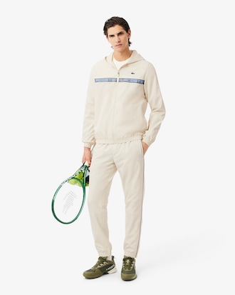 Tennis-Trainingsanzug mit Logo-Streifen