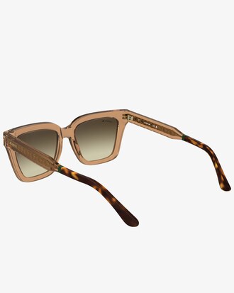 Rechteckige Brille mit Monogramm