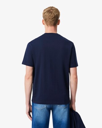 Baumwoll-T-Shirt mit Brusttasche