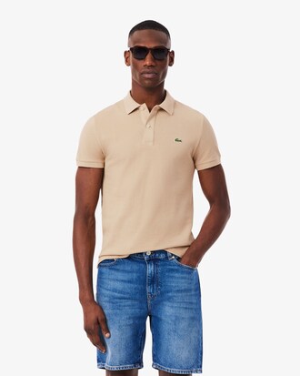 Slim Fit-Polohemd L.12.12 aus Piqu&eacute;