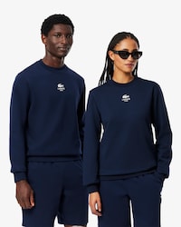 Sweatshirt aus Fleece mit Print