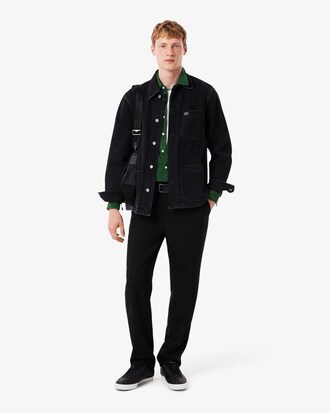 Slim Fit-Hemd aus Baumwollpiqué