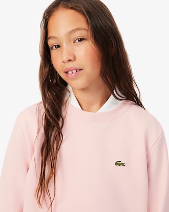 Unisex-Sweatshirt aus Fleece mit Rundhalsausschnitt