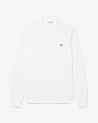 Slim Fit-Polohemd L.12.12 mit langen &Auml;rmeln