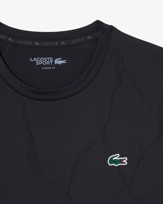Tennis-Tanktop aus Jacquard mit Kroko-Print und Ultra-Dry-Technologie