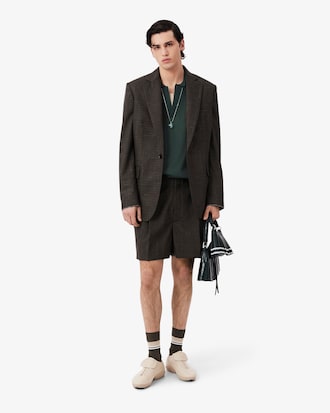 Slim Fit-Polohemd Runway aus Satin-Piqu&eacute;