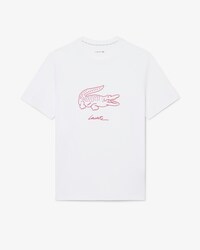 Loungewear-T-Shirt aus Baumwolle mit Print