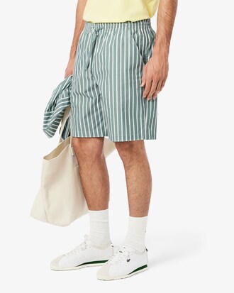 Gestreifte Relaxed Fit-Shorts