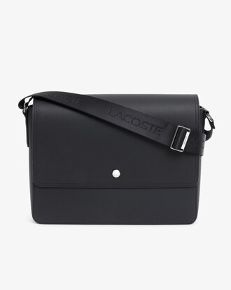 Breite Kuriertasche Langon aus Petit Piqu&eacute;