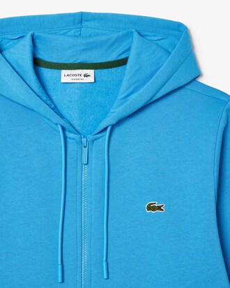 Hoodie aus Fleece mit Reißverschluss