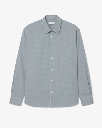 Regular Fit-Hemd aus Gingham-Gewebe in Pinpoint-Qualit&auml;t