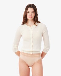 Mesh-Slip mit Logo am Bund