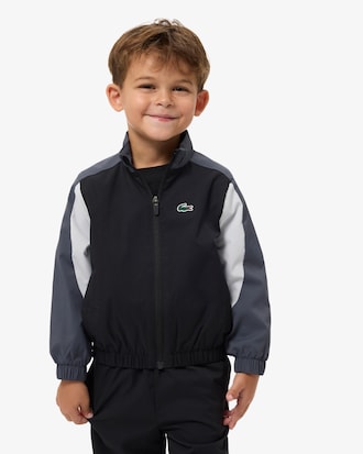 Sport-Trainingsanzug mit Colorblock-Design