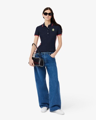Französisches Slim Fit-Polohemd