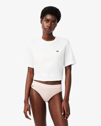 Tanga aus Baumwolle mit gestreiftem Bund