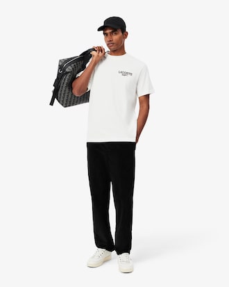 T-Shirt aus Jersey mit Tennis-Print