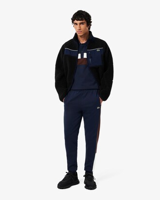 Regular Fit-Polohemd aus Mini-Piqu&eacute; mit Colorblock
