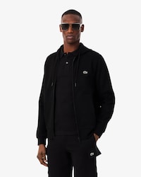 Hoodie aus Fleece mit Rei&szlig;verschluss