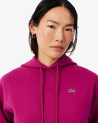 &Uuml;bergro&szlig;er Hoodie aus Fleece