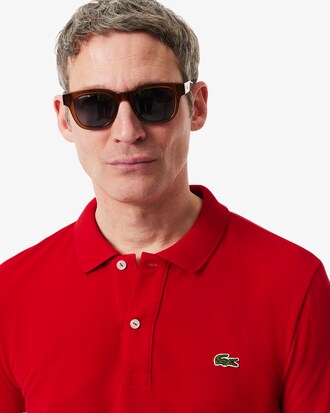 Slim Fit-Polohemd L.12.12 aus Piqu&eacute;