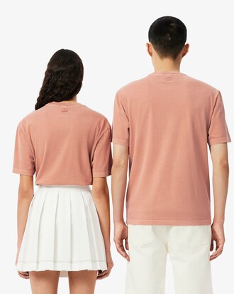 T-Shirt Garros Edition in Sandfarben