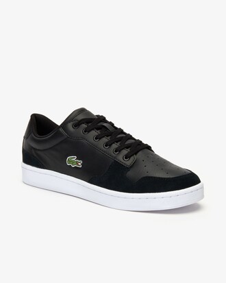 Herren-Sneakers MASTERS CUP aus Leder und Veloursleder