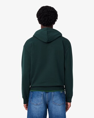 Hoodie aus Fleece mit Badge