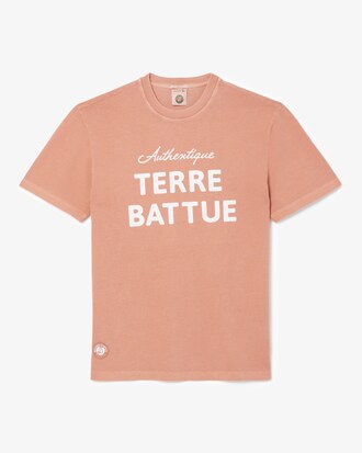 T-Shirt Garros Edition in Sandfarben